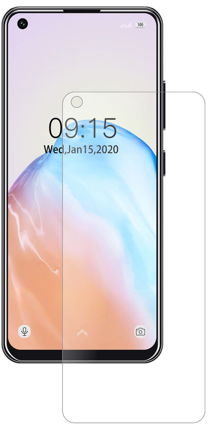 OukitelC18 Pro mit aufgebrachter dipos Panzerfolie, die lästige Fingerabdrücke minimiert