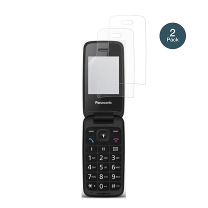 PanasonicKX-TU410 mit aufgebrachter dipos Panzerfolie, die lästige Fingerabdrücke minimiert