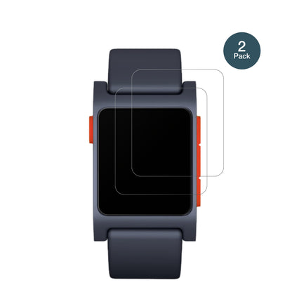 Pebble2 mit aufgebrachter dipos Panzerfolie, die lästige Fingerabdrücke minimiert