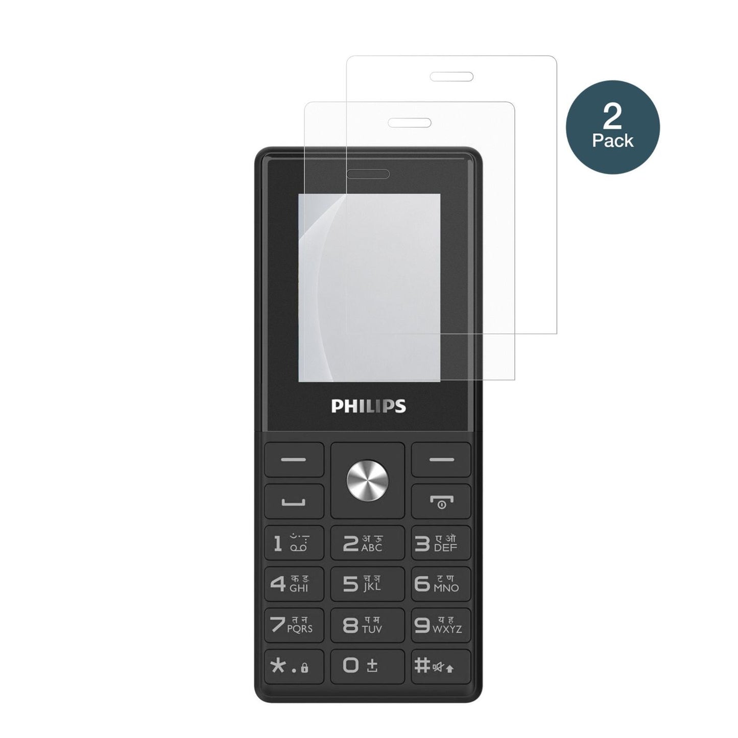 PhilipsE2112 mit aufgebrachter dipos Panzerfolie, die lästige Fingerabdrücke minimiert