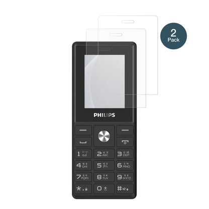 PhilipsE2112 mit aufgebrachter dipos Panzerfolie, die lästige Fingerabdrücke minimiert