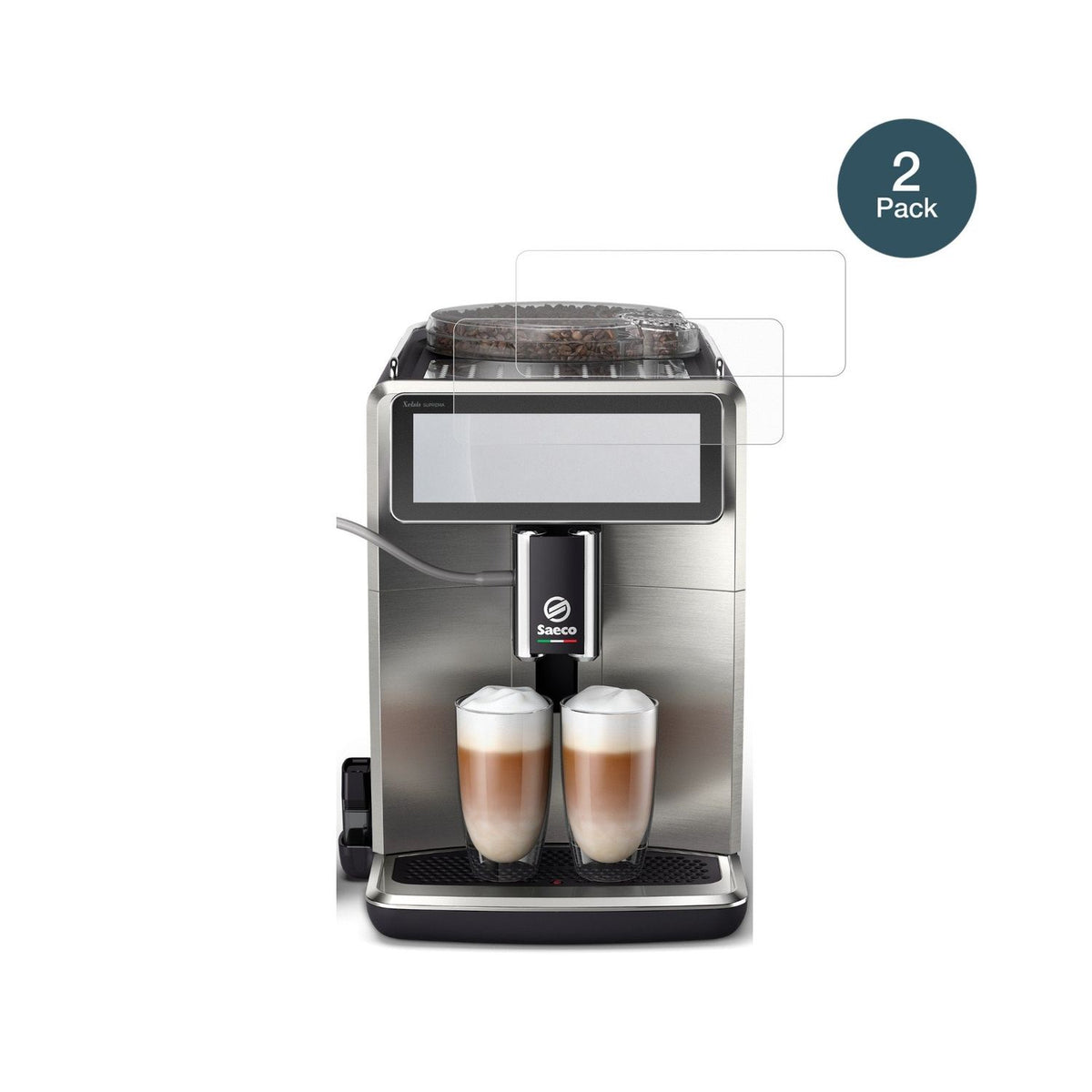 2x 9H Schutzfolie matt für Philips Saeco Xelsis Deluxe Panzerfolie