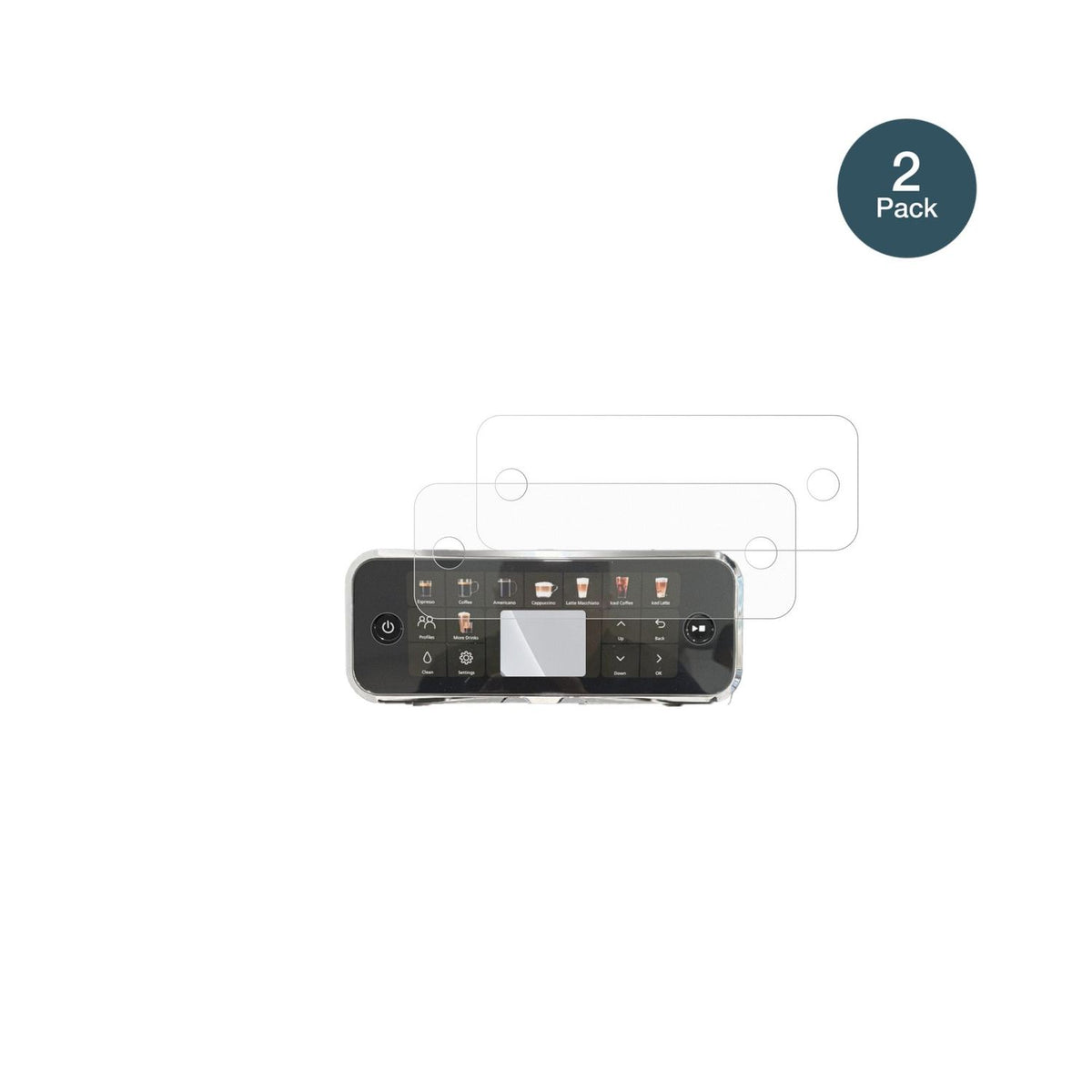 PhilipsSeries 5500 mit aufgebrachter dipos Panzerfolie, die lästige Fingerabdrücke minimiert
