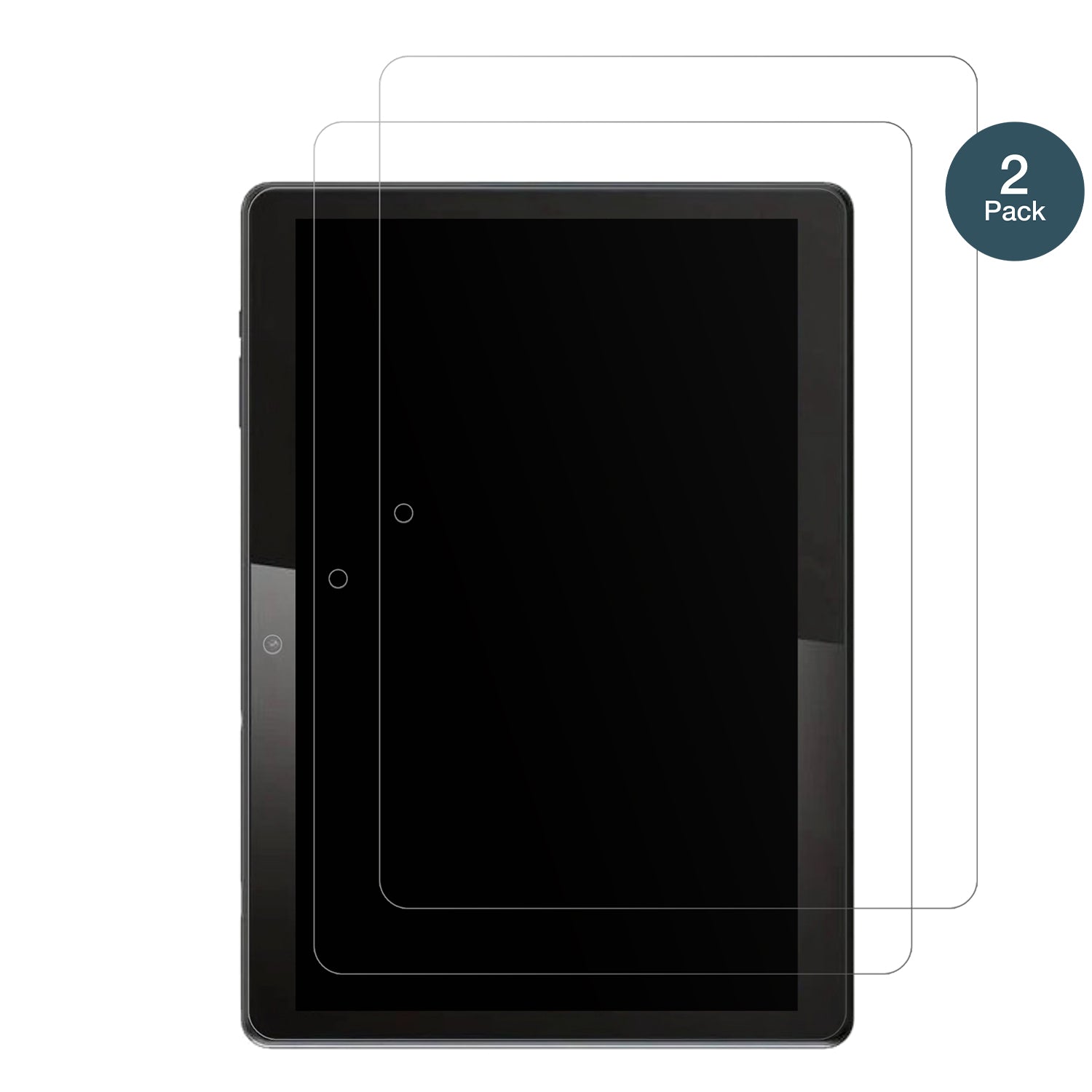 QDDQTablet mit aufgebrachter dipos Panzerfolie, die lästige Fingerabdrücke minimiert