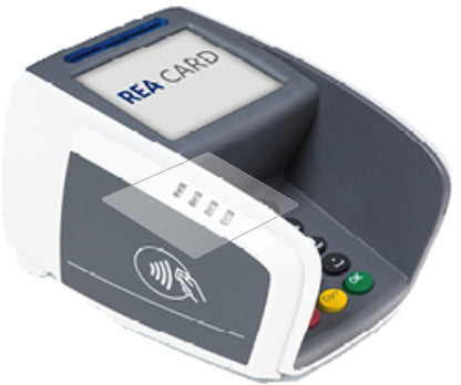 REA CARDT7 pro touch mit aufgebrachter dipos Panzerfolie, die lästige Fingerabdrücke minimiert