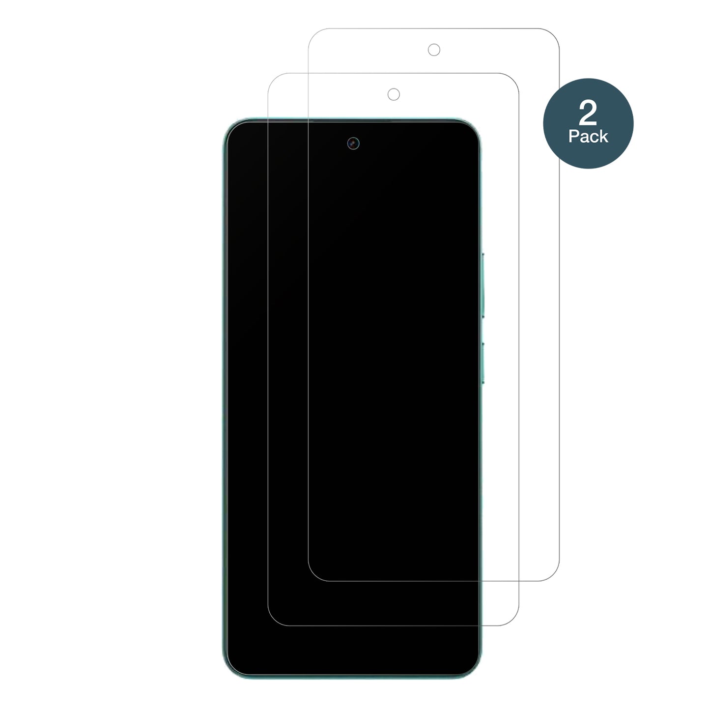Realme14T 5G mit aufgebrachter dipos Panzerfolie, die lästige Fingerabdrücke minimiert