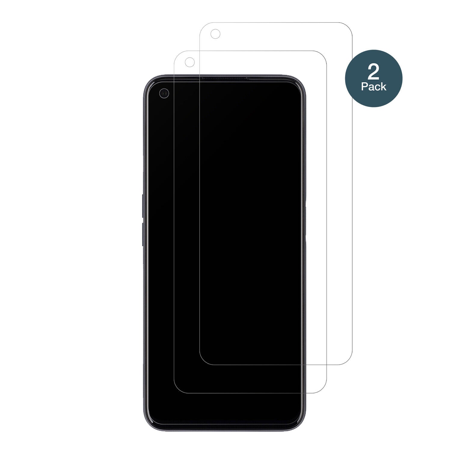 Realme9 5G mit aufgebrachter dipos Panzerfolie, die lästige Fingerabdrücke minimiert