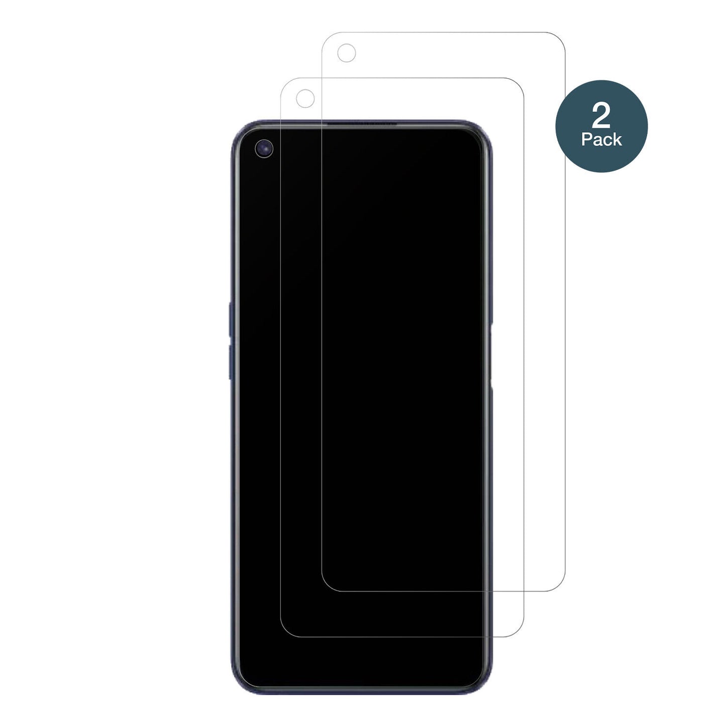 Realme9 5G Speed mit aufgebrachter dipos Panzerfolie, die lästige Fingerabdrücke minimiert
