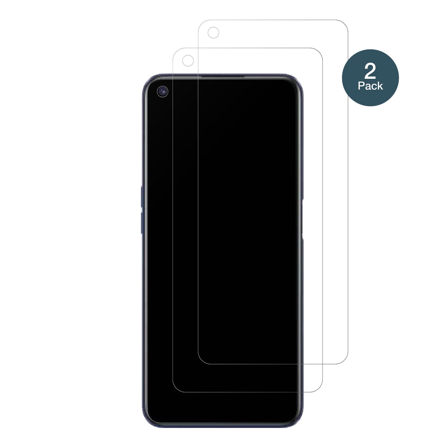 Realme9 5G Speed mit aufgebrachter dipos Panzerfolie, die lästige Fingerabdrücke minimiert