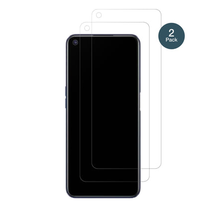 Realme9 5G Speed mit aufgebrachter dipos Panzerfolie, die lästige Fingerabdrücke minimiert
