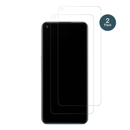 Realme9 Pro mit aufgebrachter dipos Panzerfolie, die lästige Fingerabdrücke minimiert