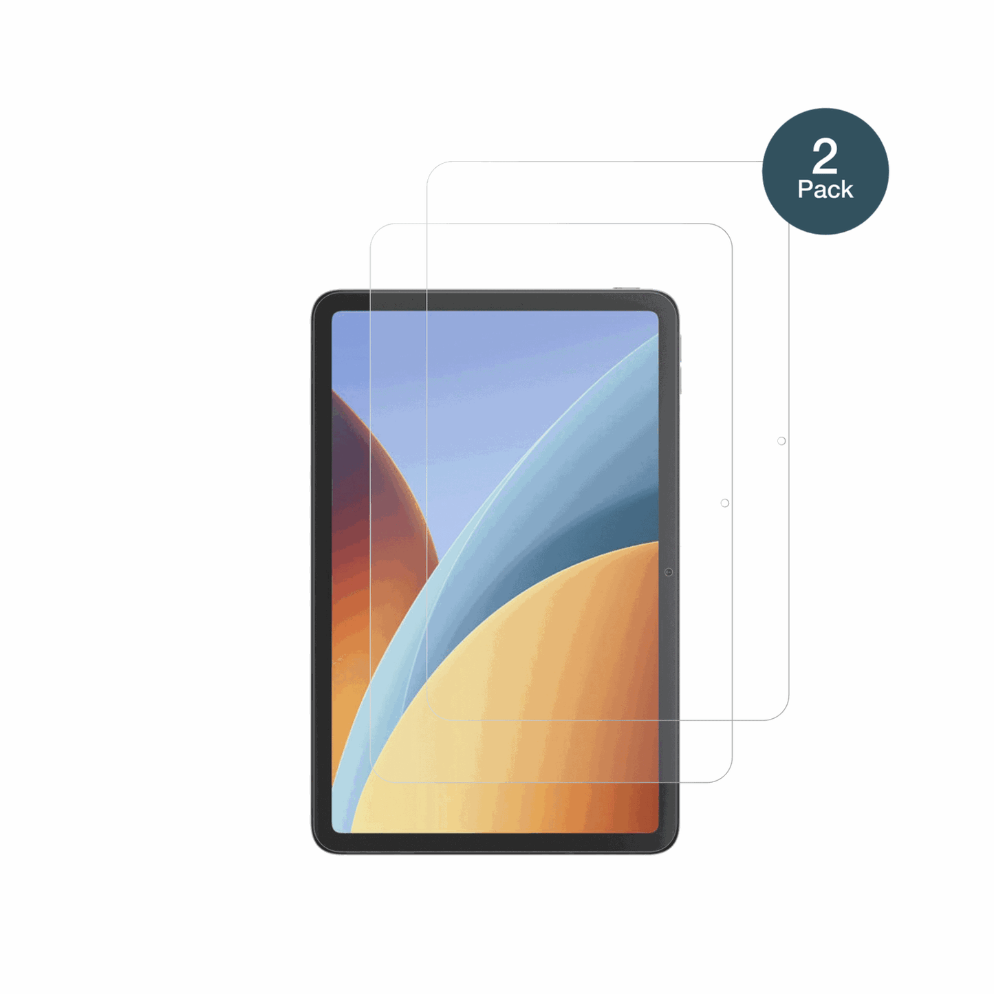 RedmiPad 2 9.7 mit aufgebrachter dipos Panzerfolie, die lästige Fingerabdrücke minimiert