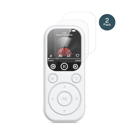 RWSRWMP301-BS MP3-Player mit aufgebrachter dipos Panzerfolie, die lästige Fingerabdrücke minimiert