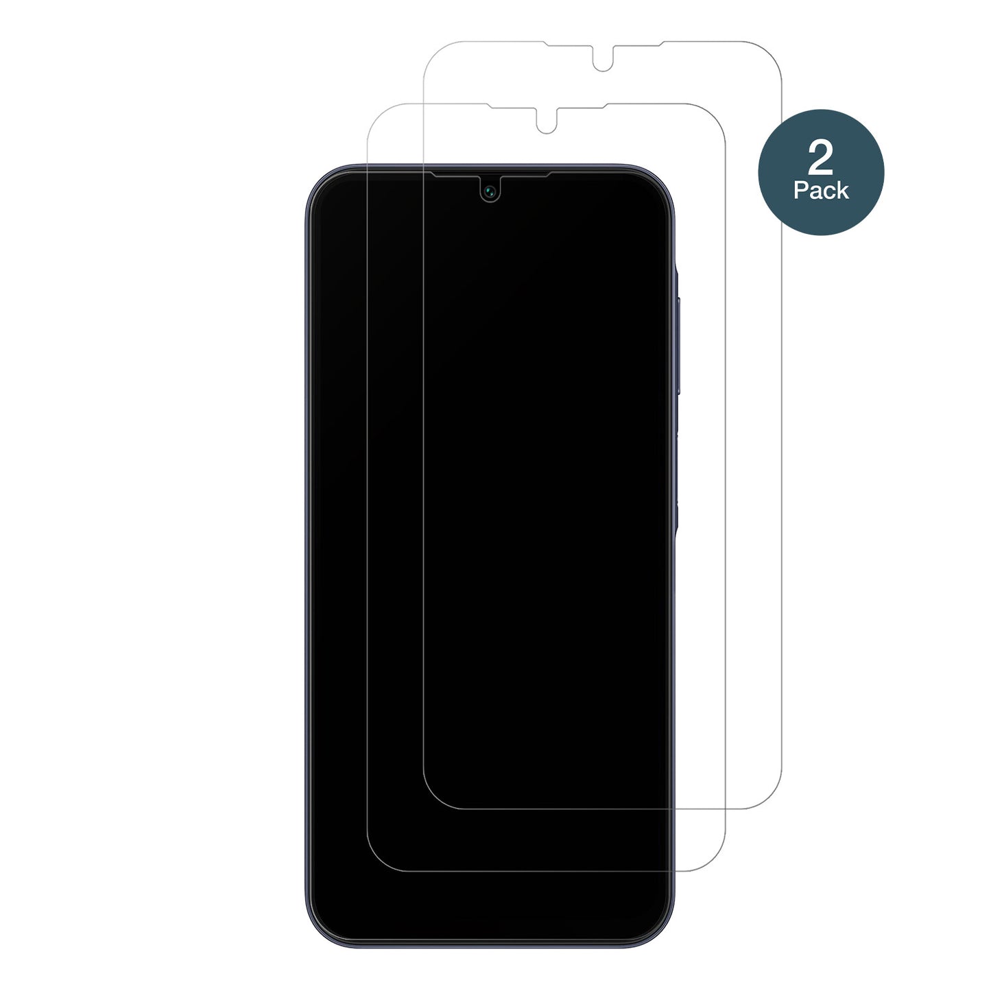 SAMSUNGA15 4G mit aufgebrachter dipos Panzerfolie, die lästige Fingerabdrücke minimiert