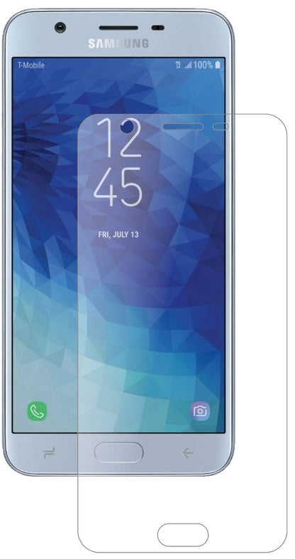 SamsungGalaxy J7 Star mit aufgebrachter dipos Panzerfolie, die lästige Fingerabdrücke minimiert