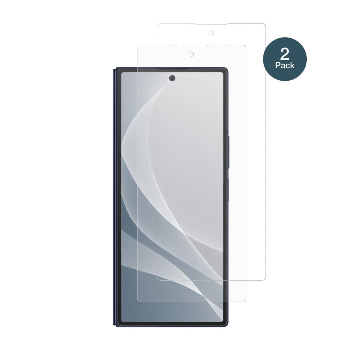 2x 9H Schutzfolie matt für Samsung Galaxy Z Fold6 Aussenseite Panzerfolie