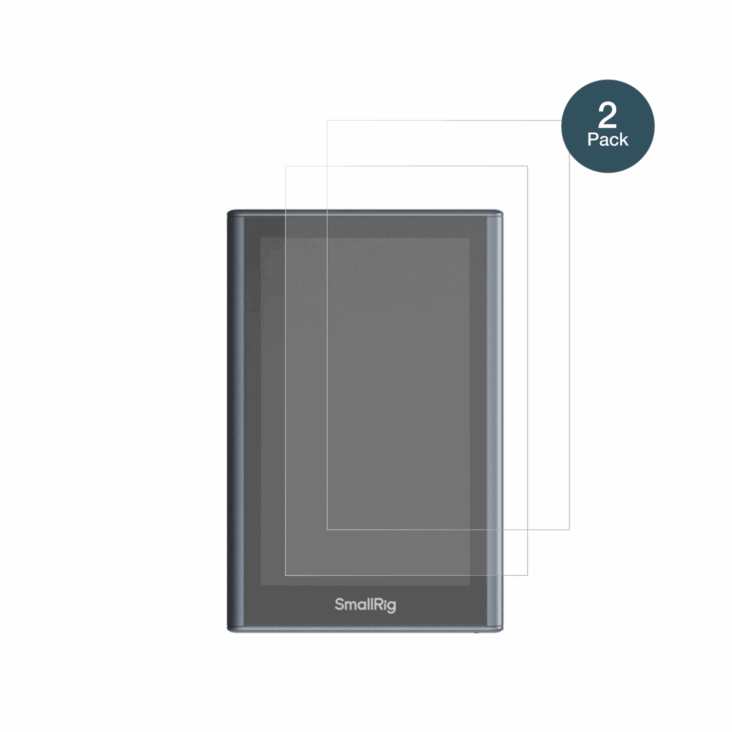 SmallRigWireless Monitor 4850B mit aufgebrachter dipos Panzerfolie, die lästige Fingerabdrücke minimiert