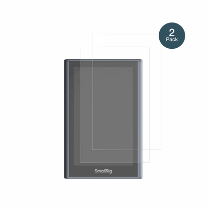 SmallRigWireless Monitor 4850B mit aufgebrachter dipos Panzerfolie, die lästige Fingerabdrücke minimiert