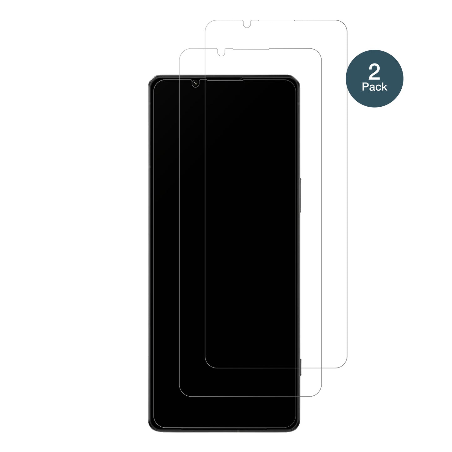 SonyXperia 1 IV mit aufgebrachter dipos Panzerfolie, die lästige Fingerabdrücke minimiert