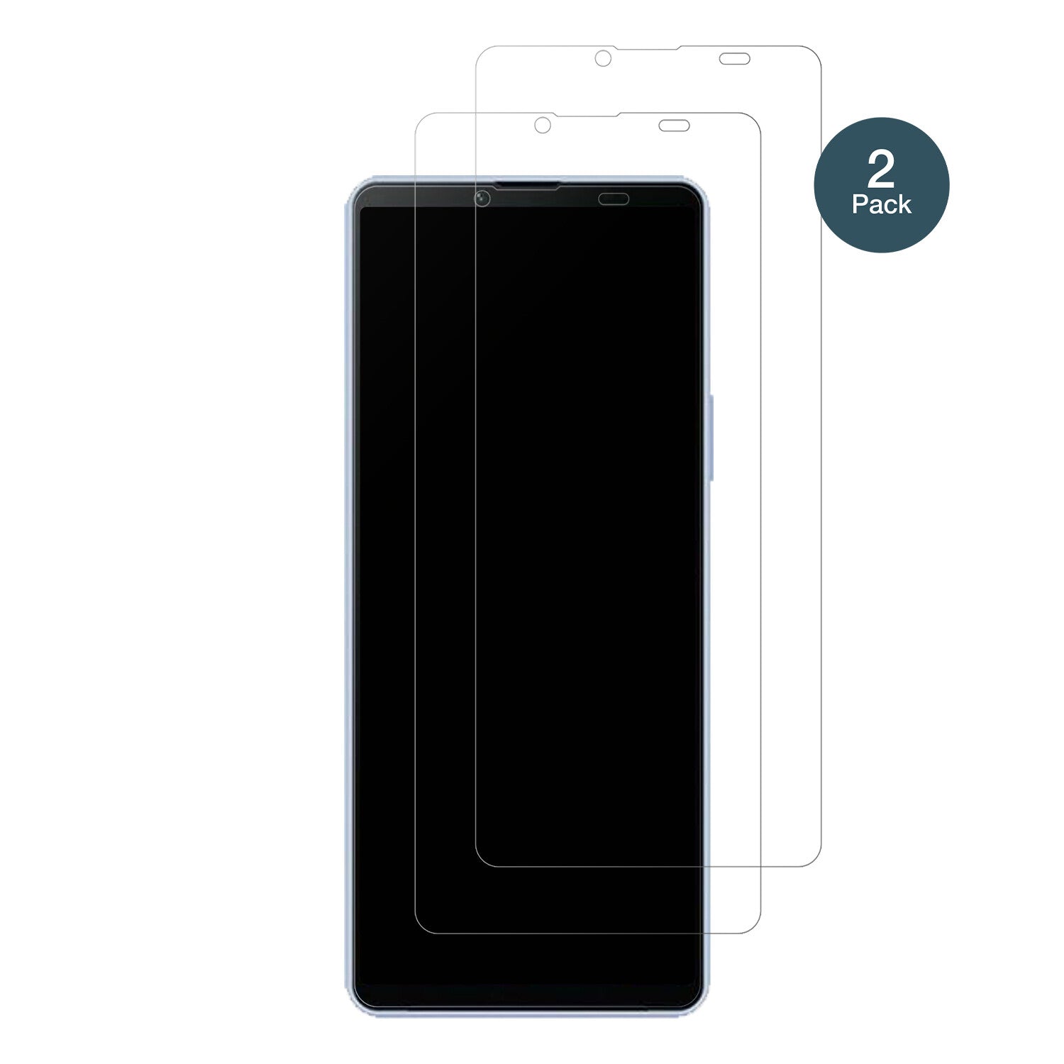 SonyXperia 10 V mit aufgebrachter dipos Panzerfolie, die lästige Fingerabdrücke minimiert