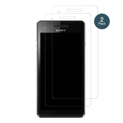 SonyXperia V mit aufgebrachter dipos Panzerfolie, die lästige Fingerabdrücke minimiert