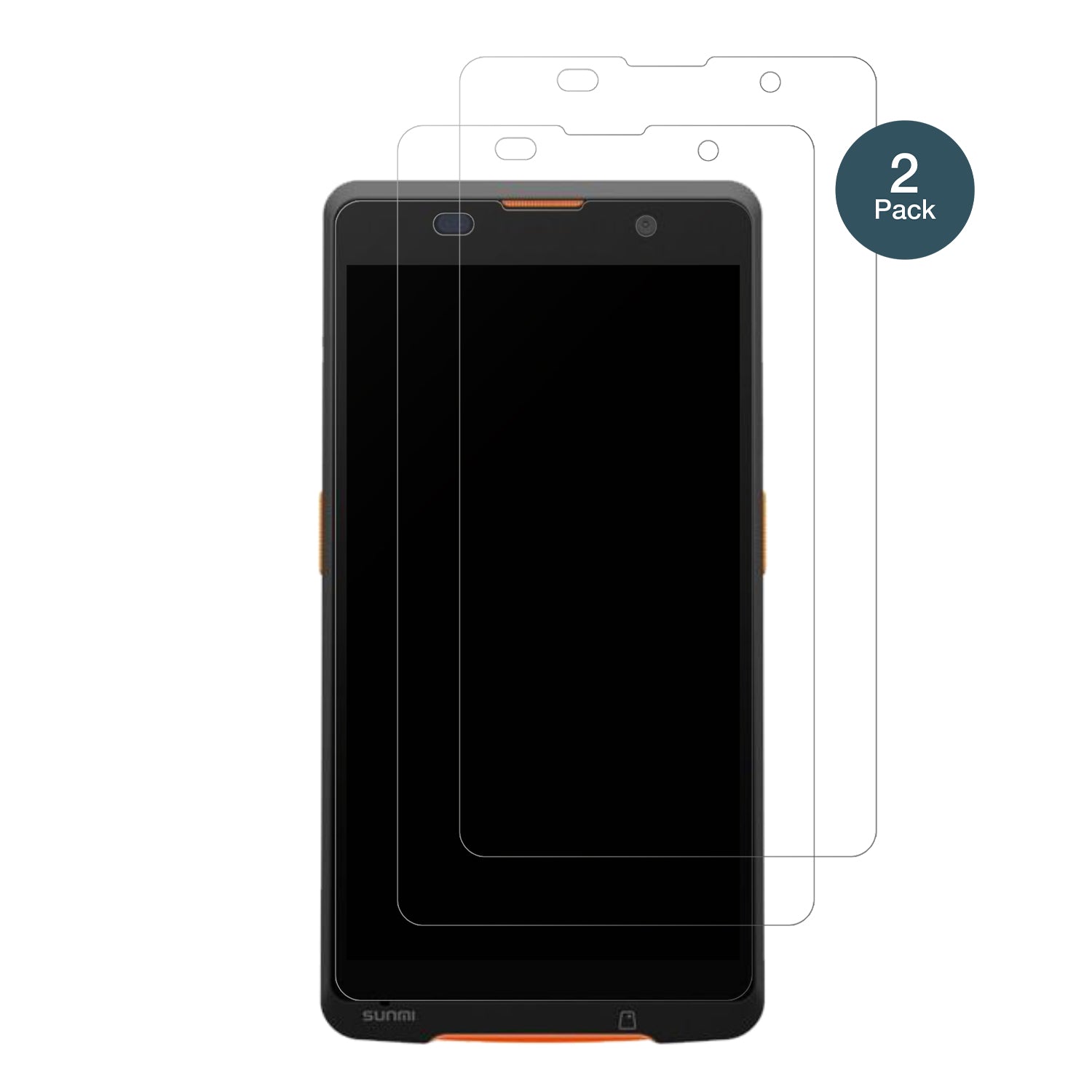 sunmiP2 Lite SE mit aufgebrachter dipos Panzerfolie, die lästige Fingerabdrücke minimiert