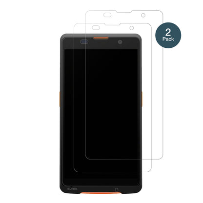 sunmiP2 Lite SE mit aufgebrachter dipos Panzerfolie, die lästige Fingerabdrücke minimiert