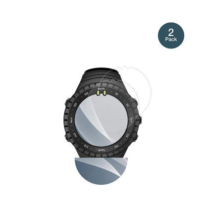 SuuntoCore 2 mit aufgebrachter dipos Panzerfolie, die lästige Fingerabdrücke minimiert