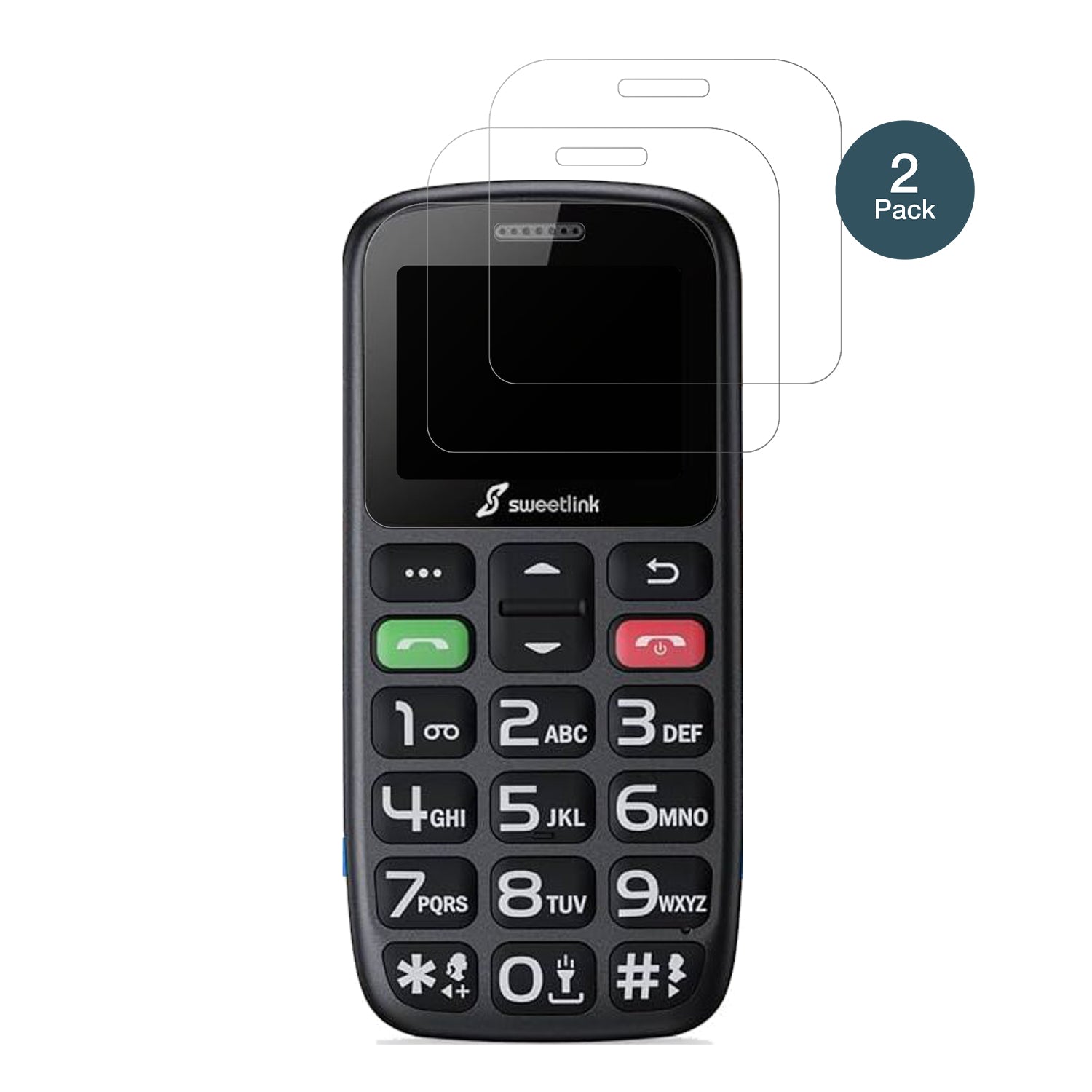 SweetLinkS2Plus mit aufgebrachter dipos Panzerfolie, die lästige Fingerabdrücke minimiert