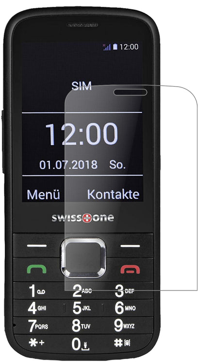 SwisstoneBBM 570 mit aufgebrachter dipos Panzerfolie, die lästige Fingerabdrücke minimiert