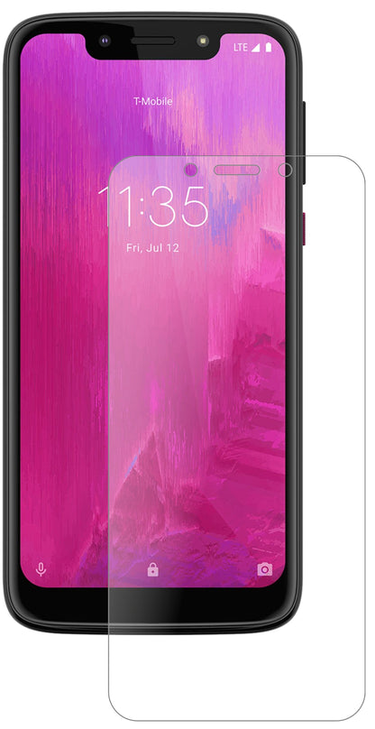 T-MobileRevvlry mit aufgebrachter dipos Panzerfolie, die lästige Fingerabdrücke minimiert