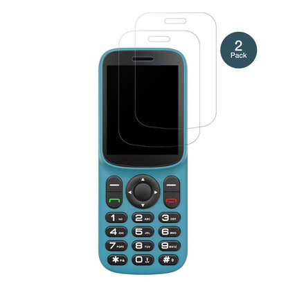 T1854G Handy mit aufgebrachter dipos Panzerfolie, die lästige Fingerabdrücke minimiert