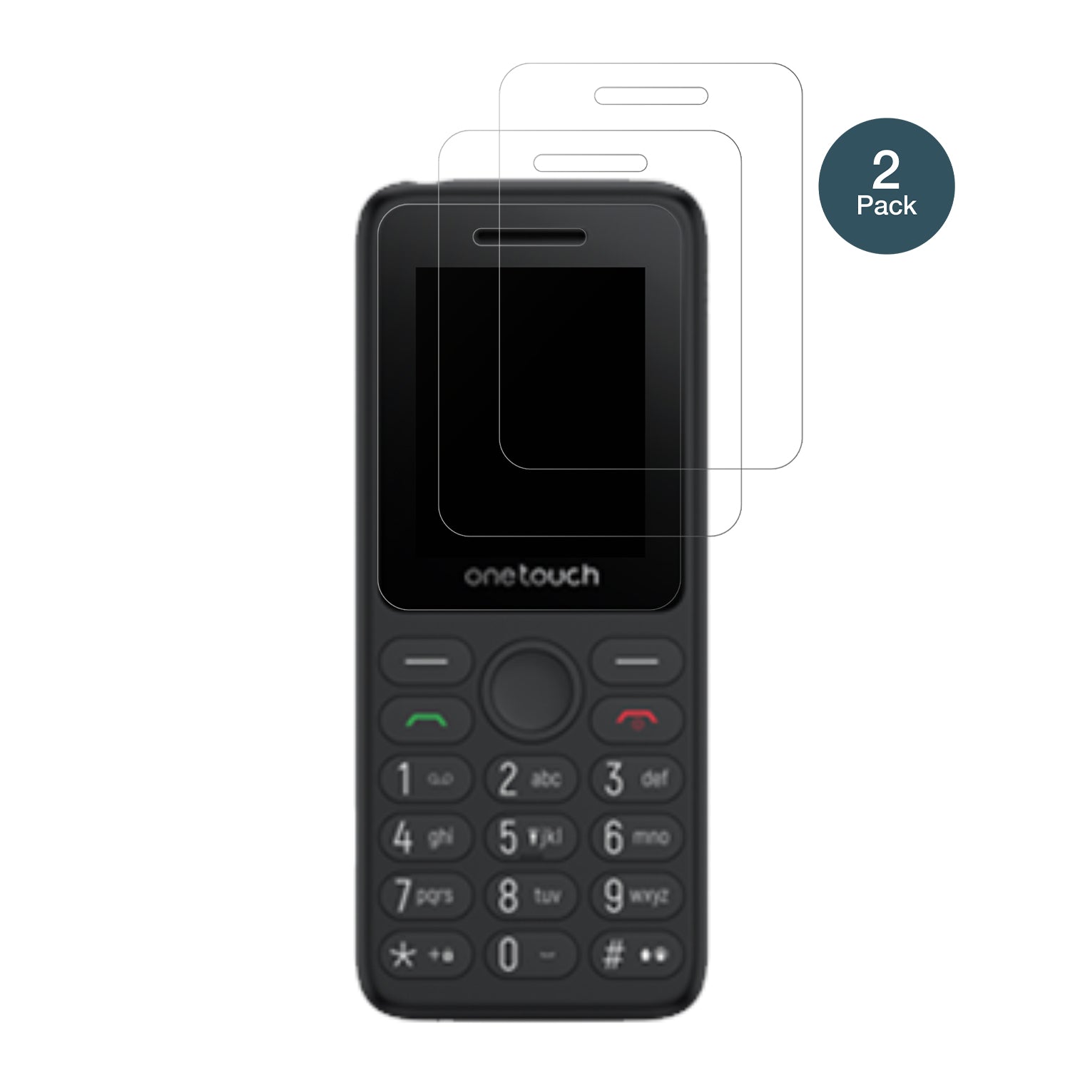 TCLOneTouch 5041 mit aufgebrachter dipos Panzerfolie, die lästige Fingerabdrücke minimiert