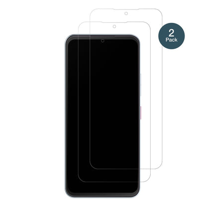 TelekomT Phone 3 5G mit aufgebrachter dipos Panzerfolie, die lästige Fingerabdrücke minimiert