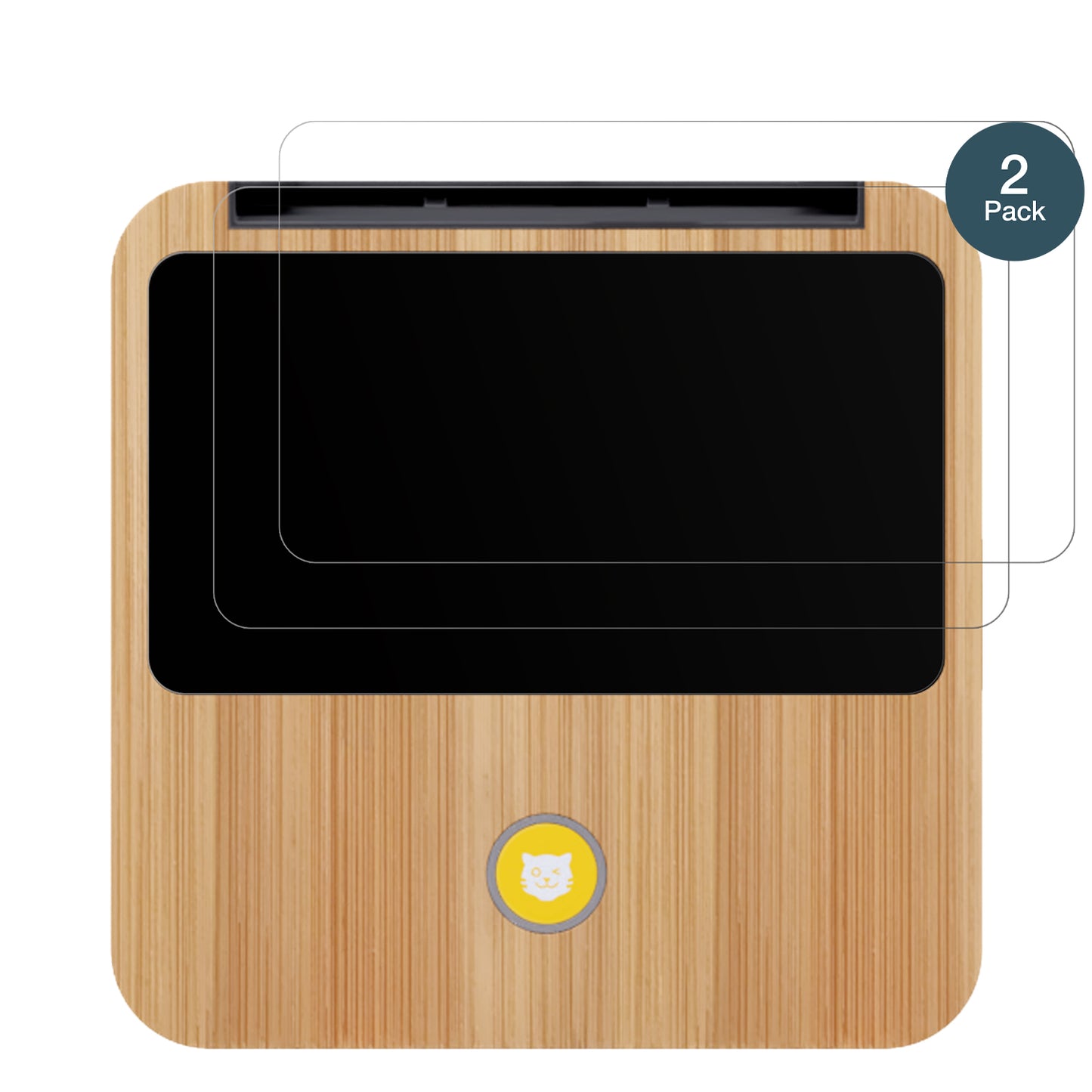 TigerboxTouch / Touch Plus mit aufgebrachter dipos Panzerfolie, die lästige Fingerabdrücke minimiert