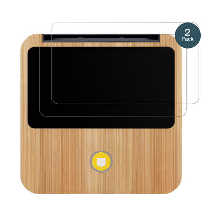 TigerboxTouch / Touch Plus mit aufgebrachter dipos Panzerfolie, die lästige Fingerabdrücke minimiert