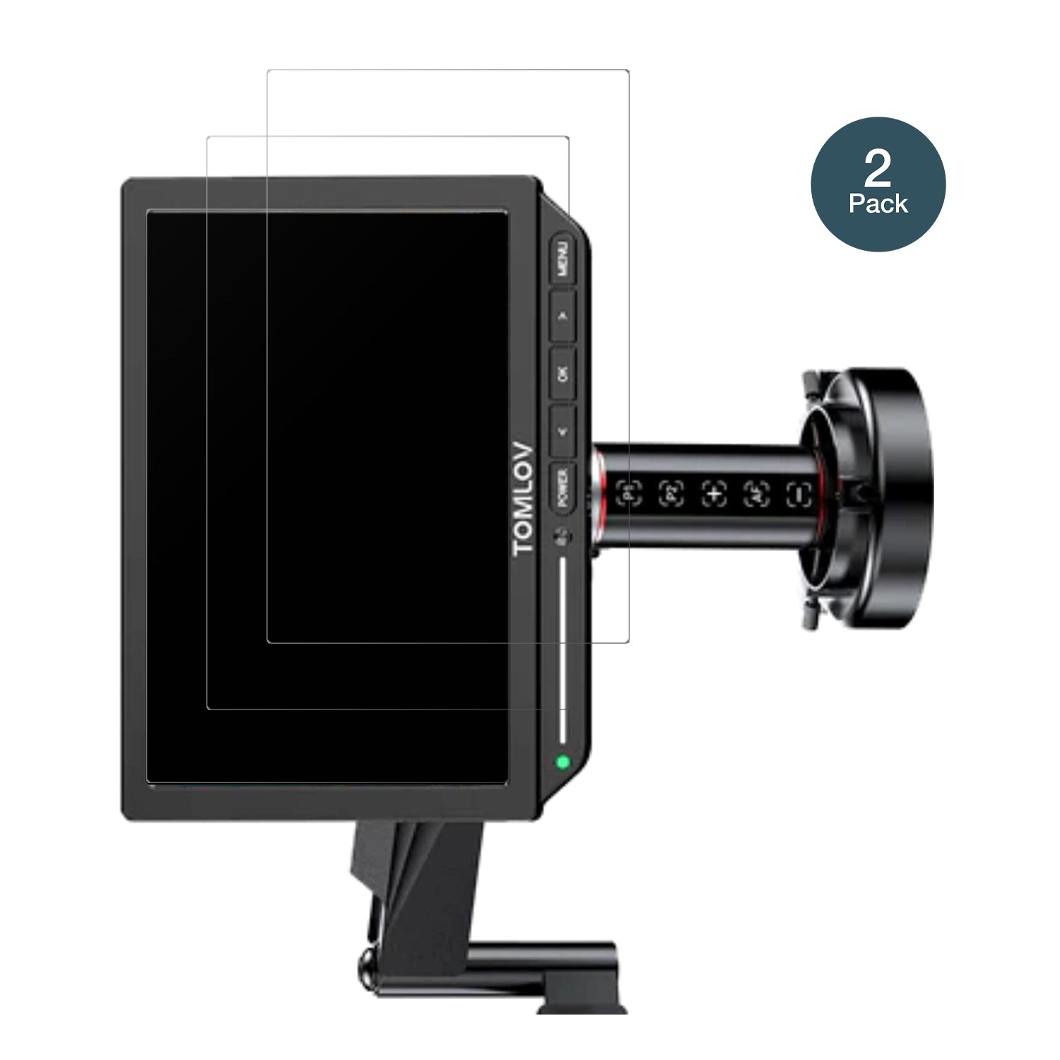 TomlovTM4K-4K FLEX mit aufgebrachter dipos Panzerfolie, die lästige Fingerabdrücke minimiert