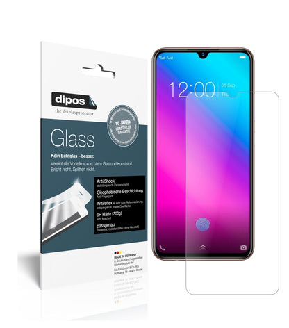 VivoV11 Plus mit aufgebrachter dipos Panzerfolie, die lästige Fingerabdrücke minimiert