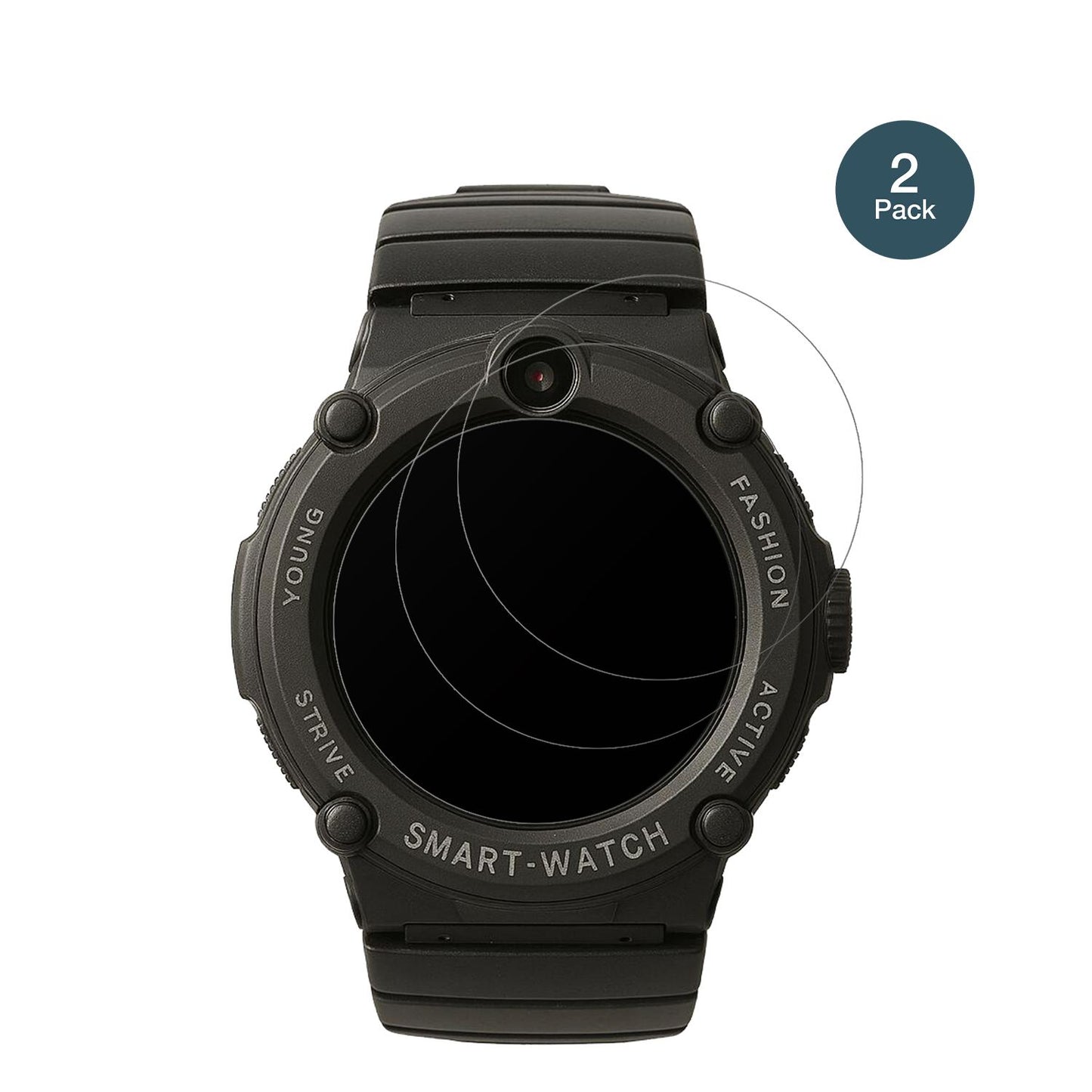 WatchmarkGPS Watch Kids mit aufgebrachter dipos Panzerfolie, die lästige Fingerabdrücke minimiert
