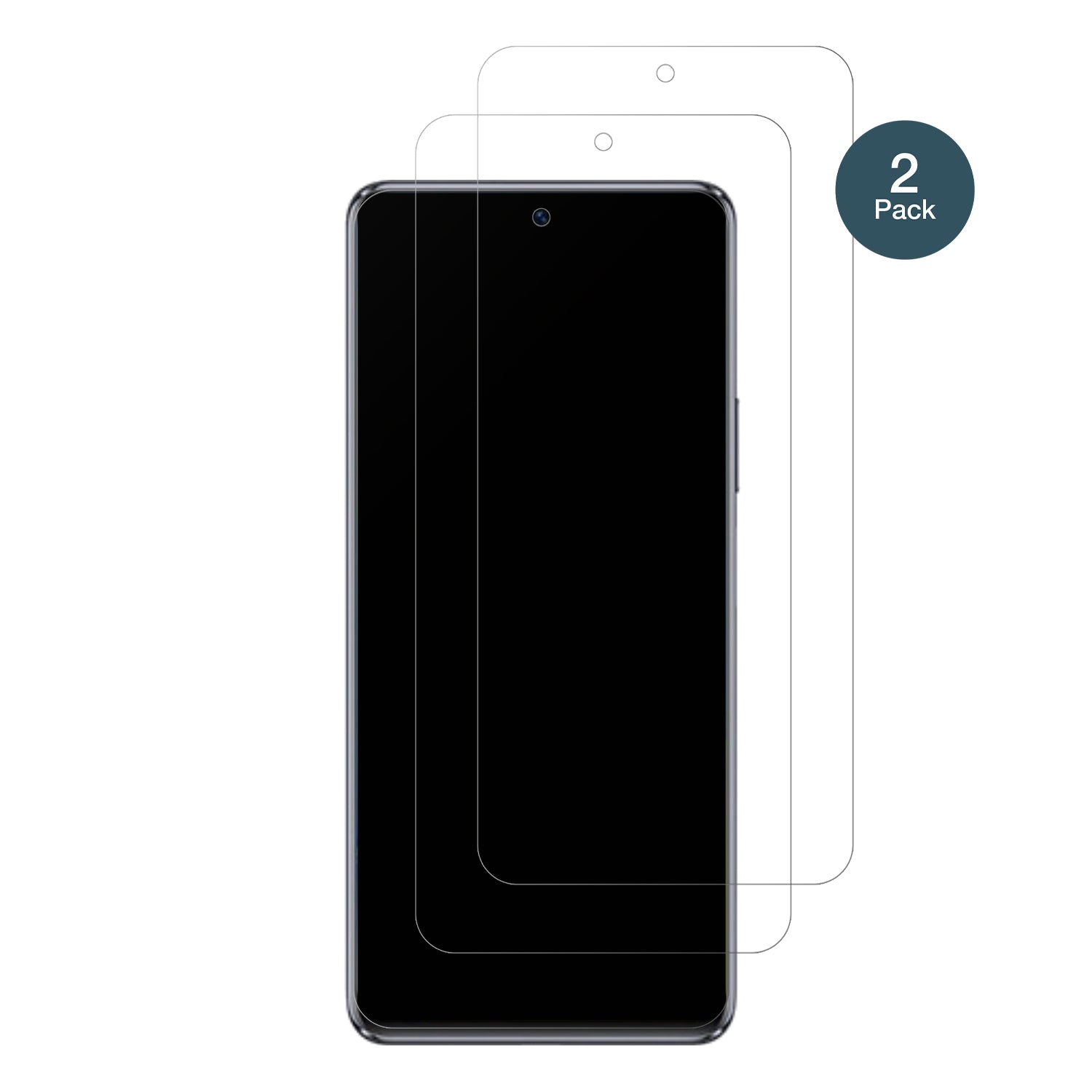 Wiko5G mit aufgebrachter dipos Panzerfolie, die lästige Fingerabdrücke minimiert