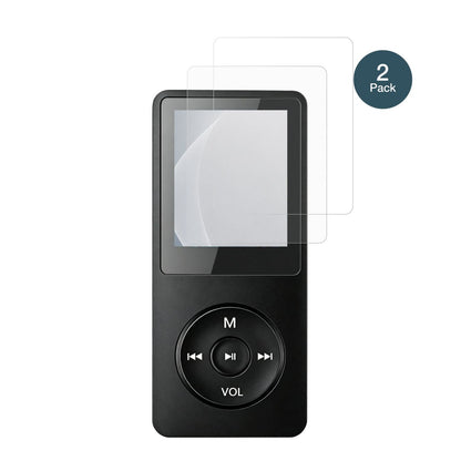 WitfoamSHD151 MP3-Player mit aufgebrachter dipos Panzerfolie, die lästige Fingerabdrücke minimiert