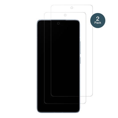 Xiaomi14T Pro mit aufgebrachter dipos Panzerfolie, die lästige Fingerabdrücke minimiert