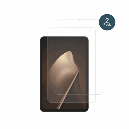 XiaomiPad Mini 8.8 mit aufgebrachter dipos Panzerfolie, die lästige Fingerabdrücke minimiert