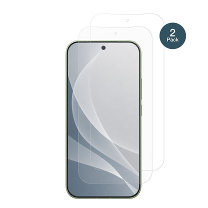 XiaomiPoco F9 Pro mit aufgebrachter dipos Panzerfolie, die lästige Fingerabdrücke minimiert