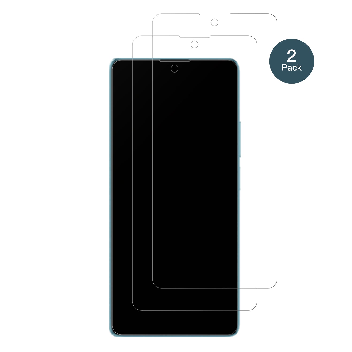 XiaomiRedmi 13 5G mit aufgebrachter dipos Panzerfolie, die lästige Fingerabdrücke minimiert