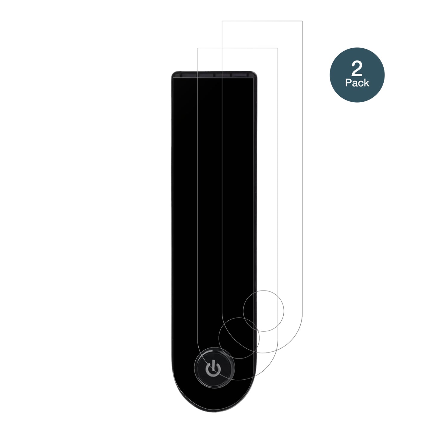 XiaomiScooter 5 Pro mit aufgebrachter dipos Panzerfolie, die lästige Fingerabdrücke minimiert