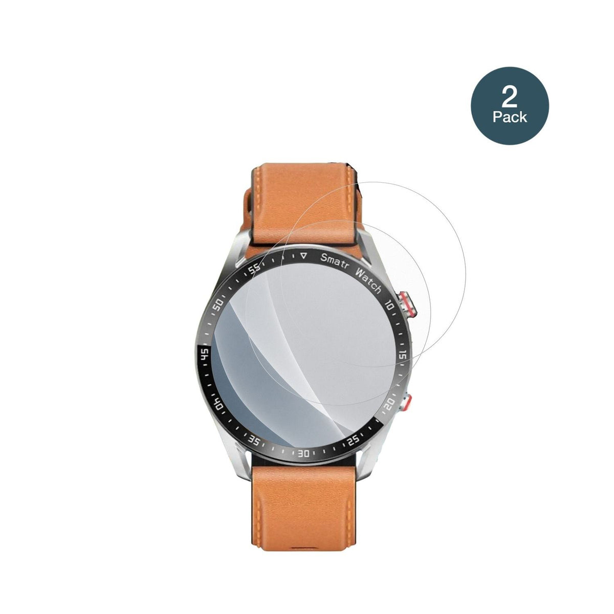 2x 9H Schutzfolie matt für YEMASTER Smartwatch 1.28 Panzerfolie