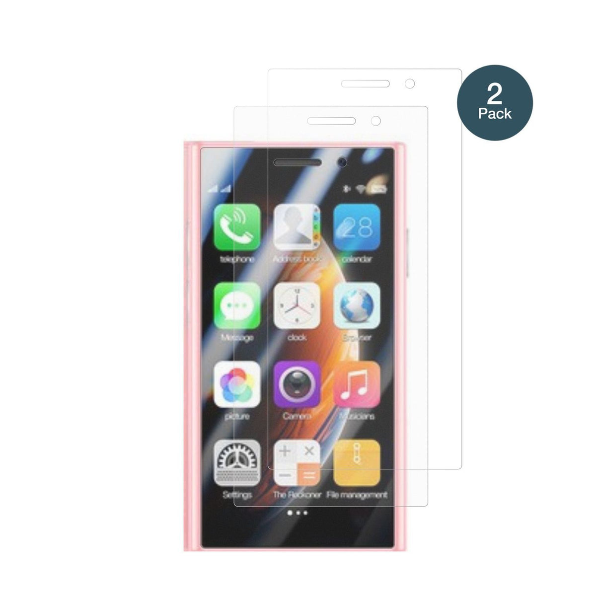 YOHOPEXS24 PRO mit aufgebrachter dipos Panzerfolie, die lästige Fingerabdrücke minimiert