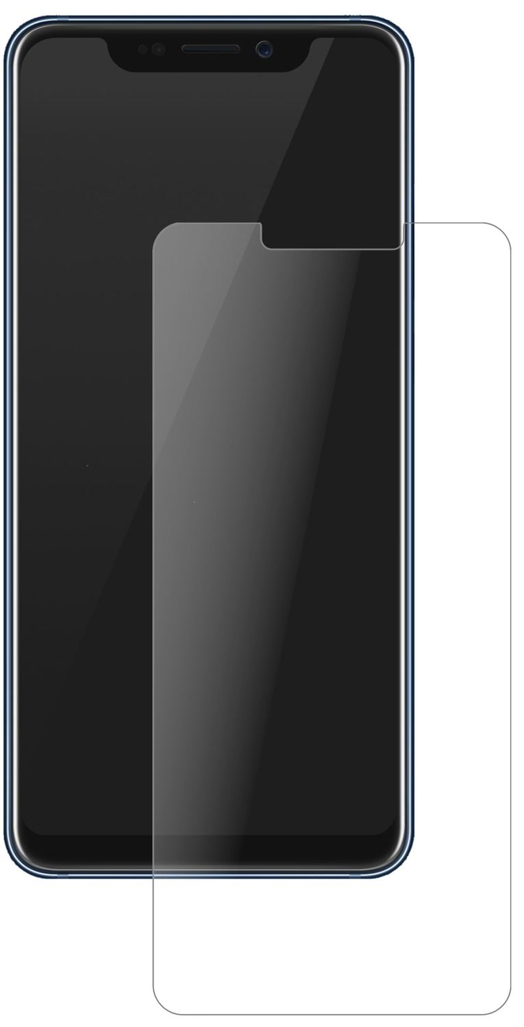 ZTEAxon 9 Pro mit aufgebrachter dipos Panzerfolie, die lästige Fingerabdrücke minimiert