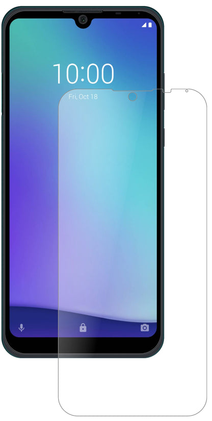 ZTEBlade A5 (2020) mit aufgebrachter dipos Panzerfolie, die lästige Fingerabdrücke minimiert